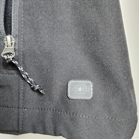 Charles River Men's Black/ Vapor Grey Soft Shell Jacket size 3X - Picture 8 of 14